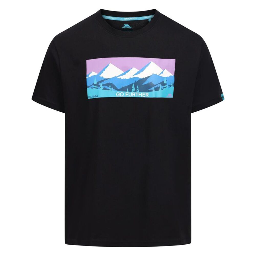 Trespass Mens Sven T-Shirt / Black
